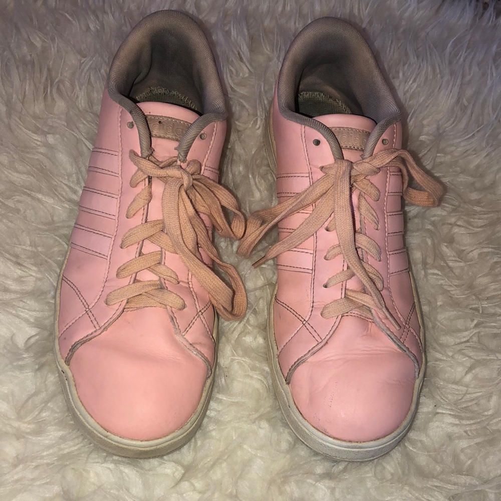 Pink adidas shoes!